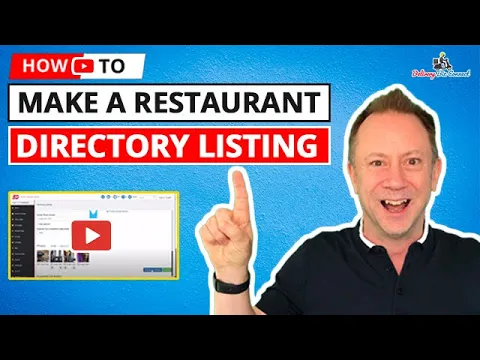 How to Make a Restaurant Directory Listing in DeliveryBizConnect - with caption
