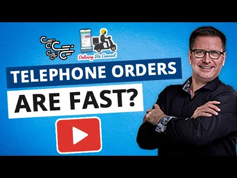 Telephone Orders for Delivery are FAST for New Customers with DeliveryBizConnects Ordering System