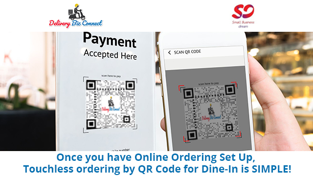 Once you have Online Ordering Set Up, Touchless ordering by QR Code for Dine-In is SIMPLE!